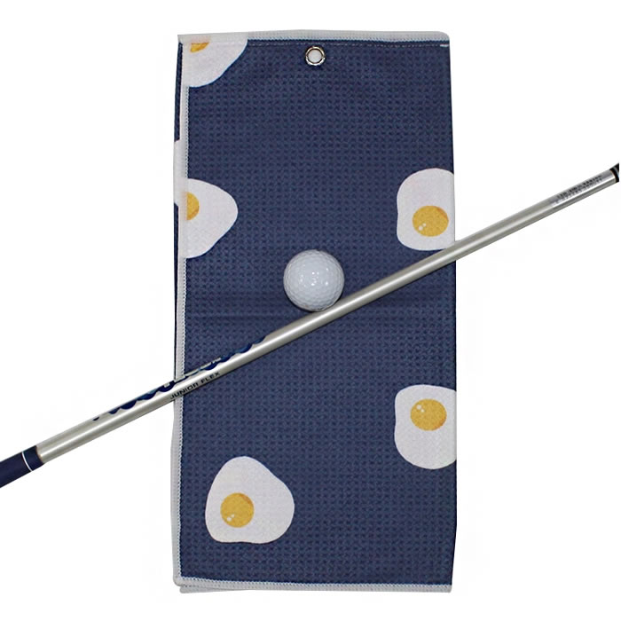 Custom Golf Towels Waffle Microfiber Magnetic golf accessories high quality golf ball towel