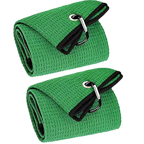 eco dry Dual-Sided Performance microfiber waffle golf towel custom logo